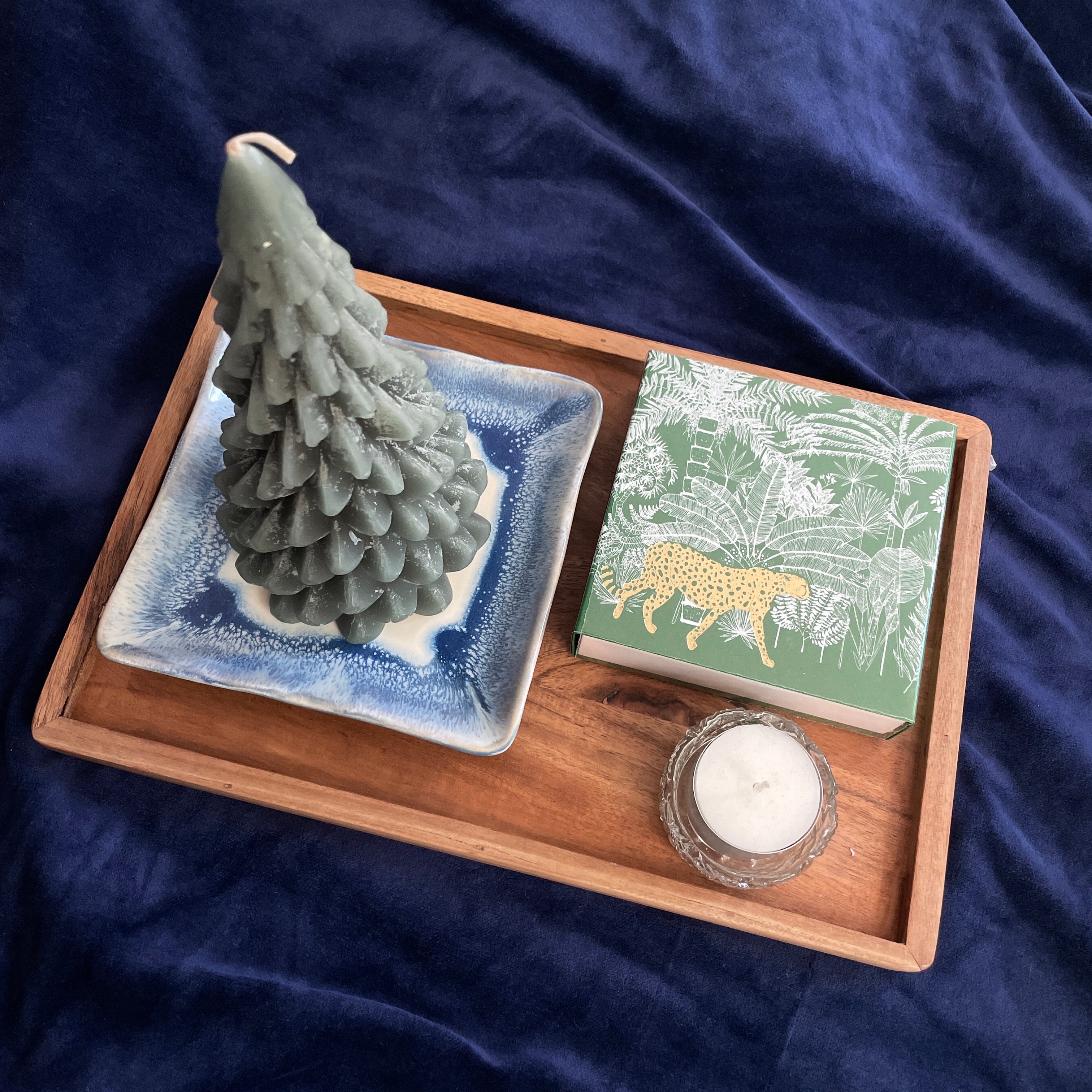 The Candle Club houten plateau 30x20cm