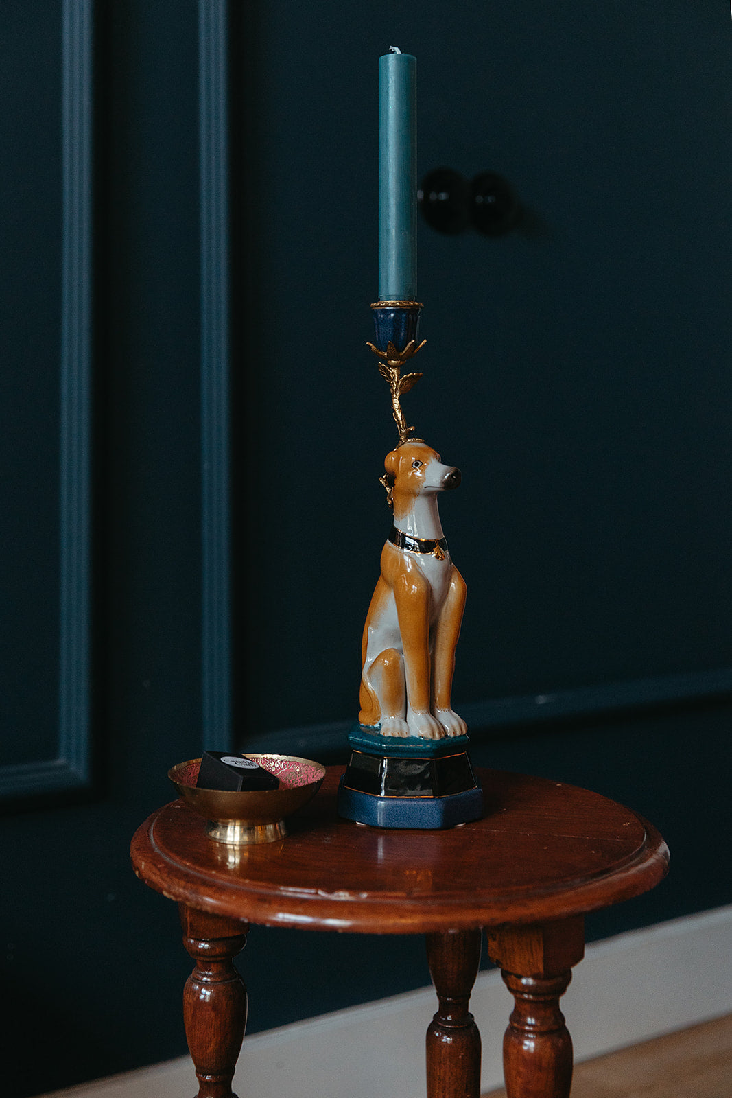 The Candle Club Kandelaar Hond Bruin - 34cm