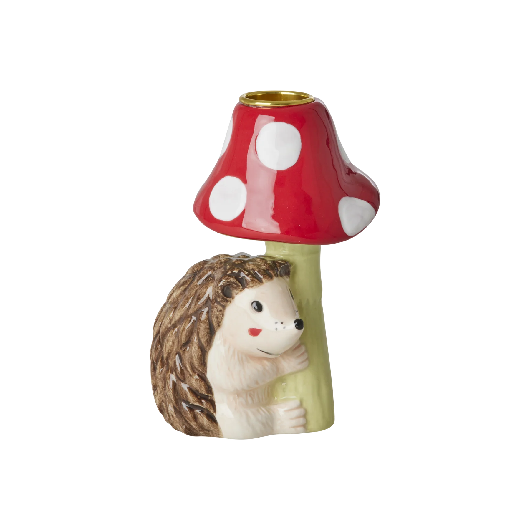 Rice Keramieken kandelaar egel
