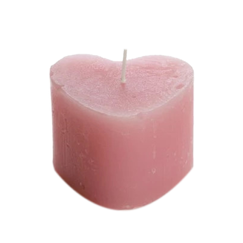 The Candle Club kaars hartje roze