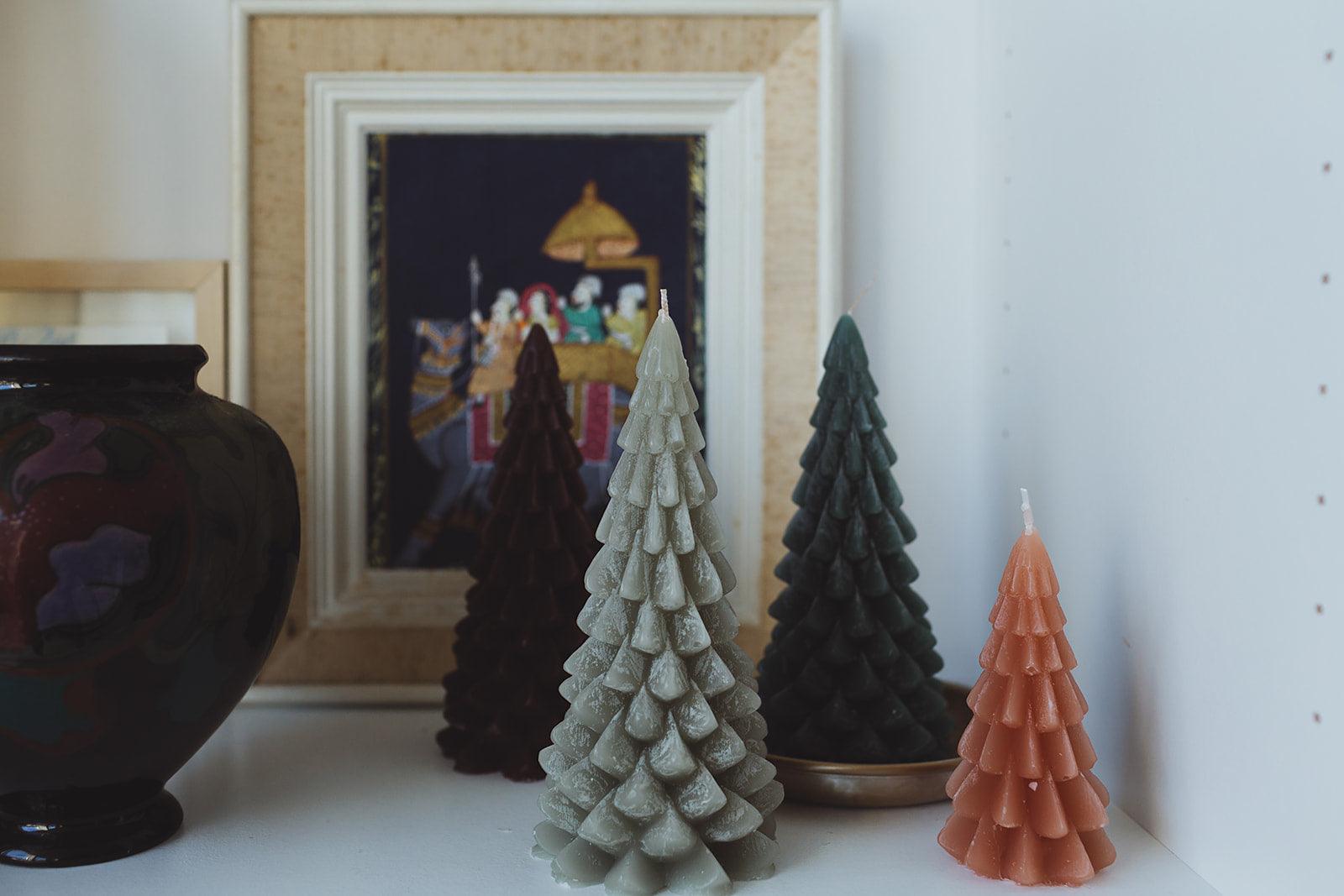 The Candle Club kerstboom kaars forest 20cm - The Candle Club