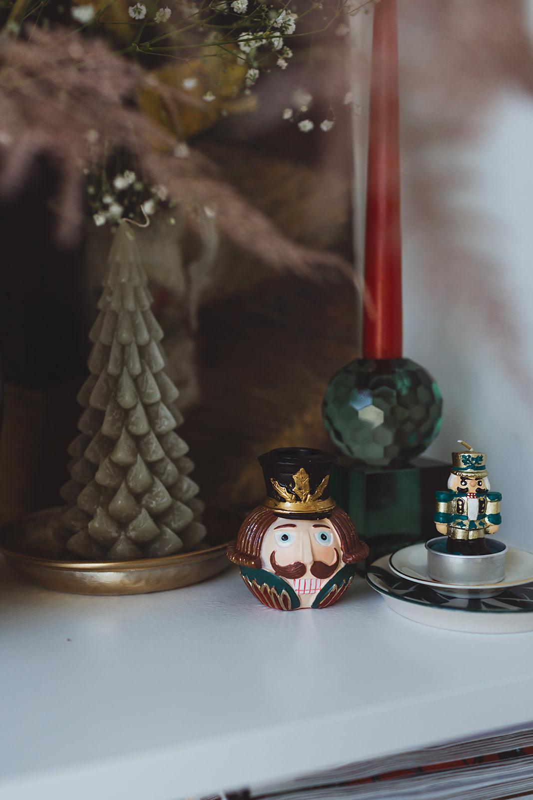 The Candle Club kerstboom kaars groen 20cm - The Candle Club