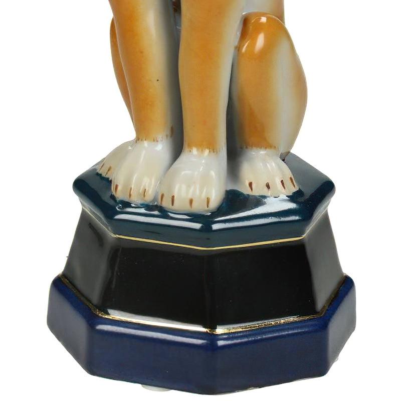 The Candle Club Kandelaar Hond Bruin - 34cm - The Candle Club