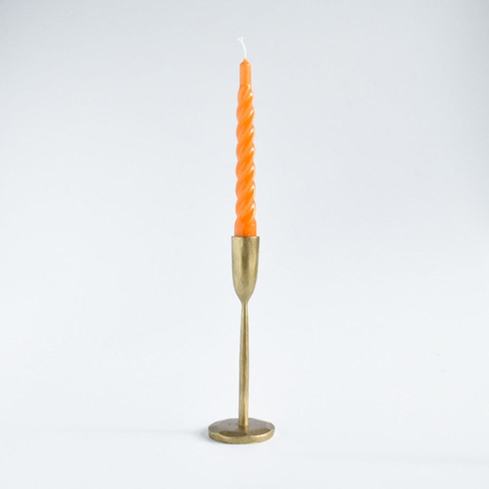 The Candle Club Twisted Candle Set - Bold (donkerblauw, oranje, lila) - The Candle Club