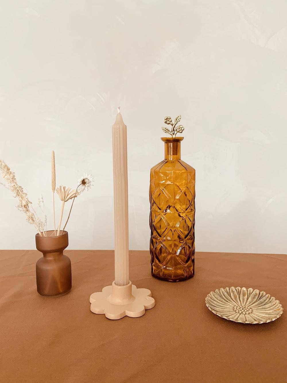 À la Bloem kandelaar Zachtroze - The Candle Club