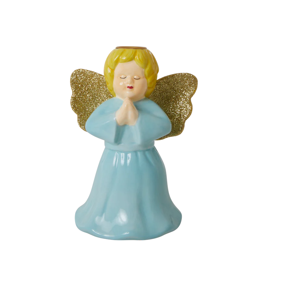 Rice keramieken kandelaar engel - The Candle Club