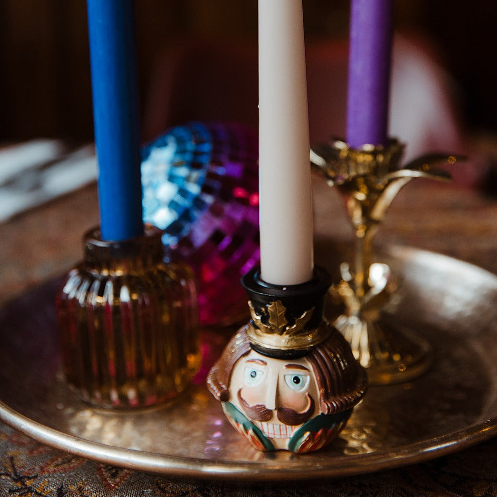 The Candle Club candlestick Nutcracker