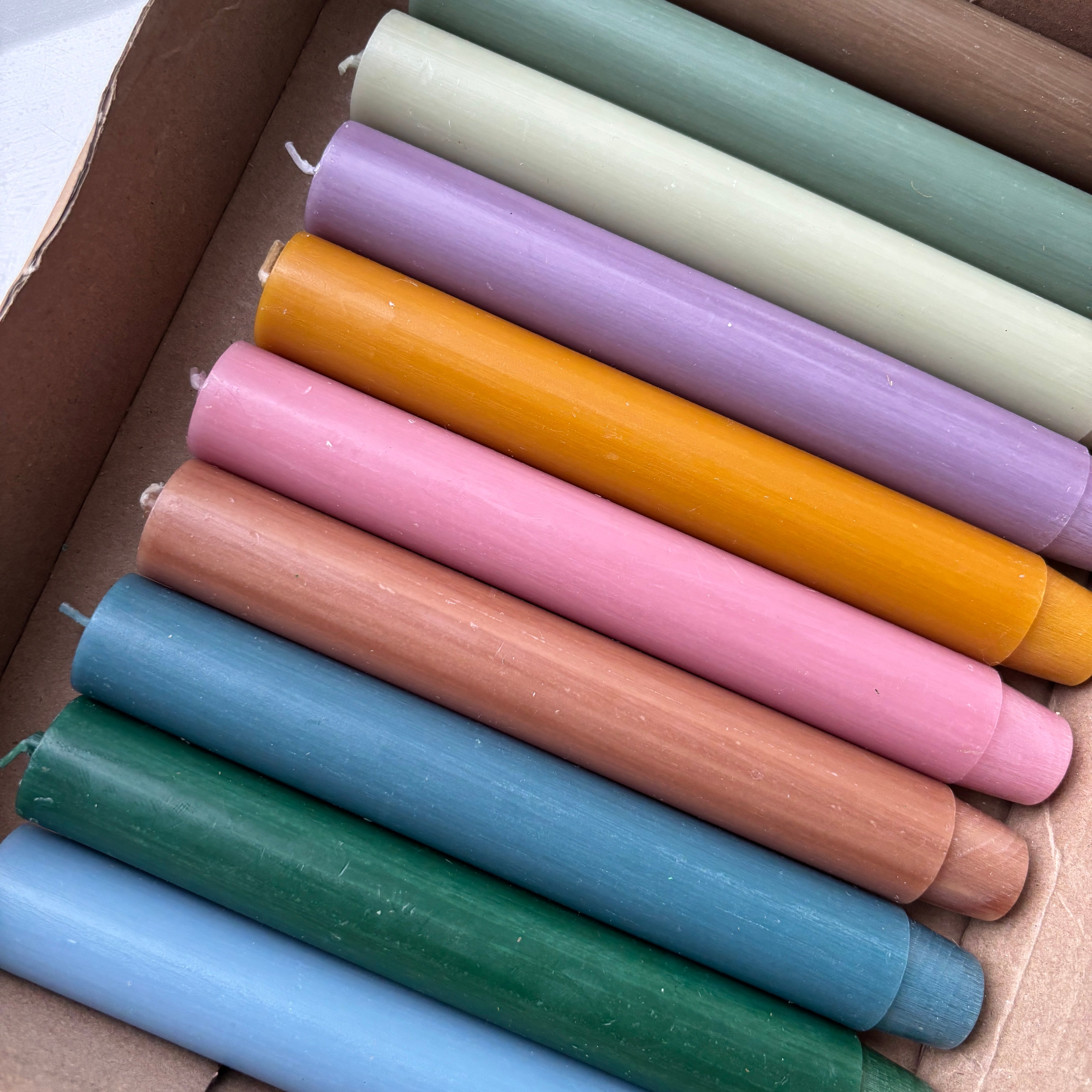 The Candle Club- Spicy Set van 10 rustieke kaarsen