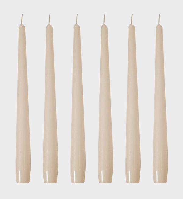 The Candle Club Dinner Candles Orange - 6 pieces