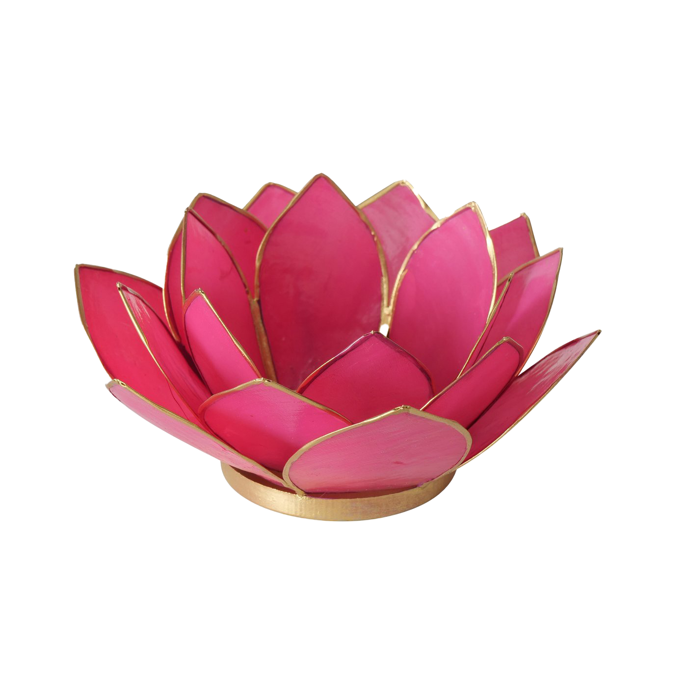 Lotusbloem waxinelichthouder bright pink