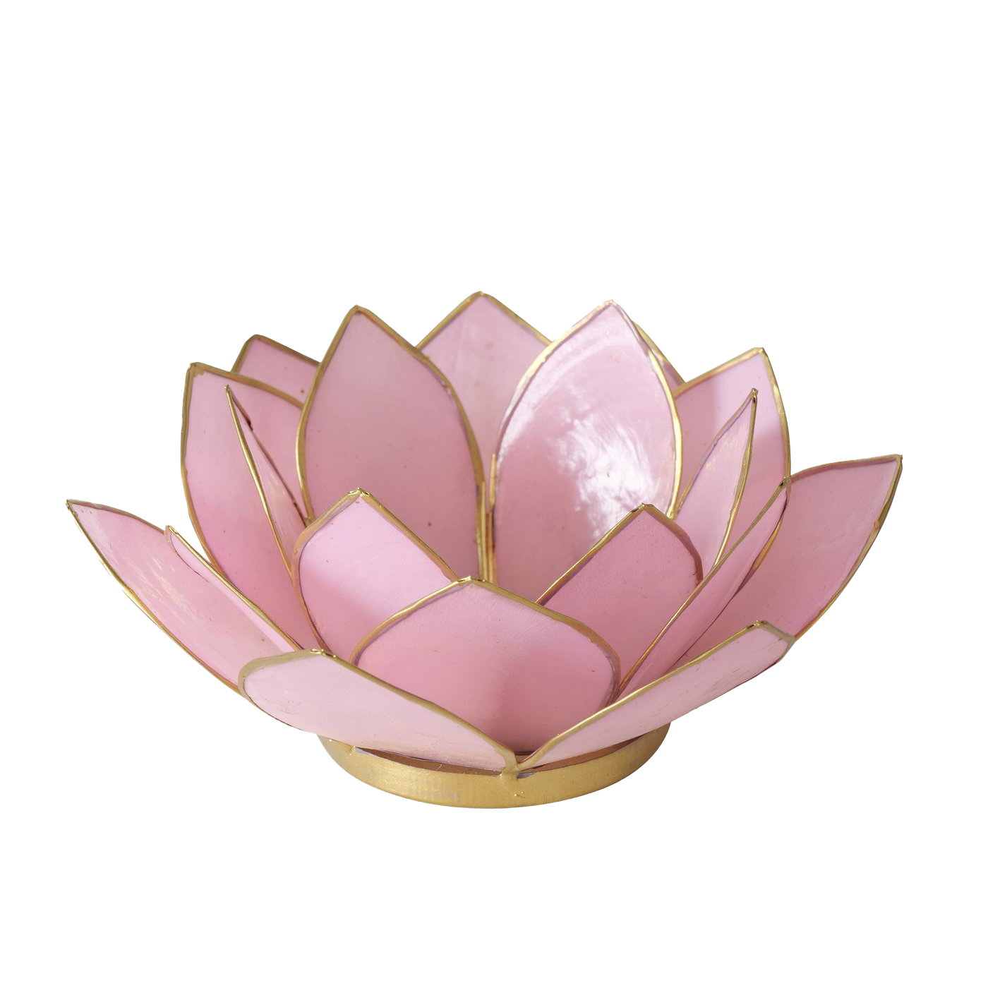 Lotusbloem waxinelichthouder light pink