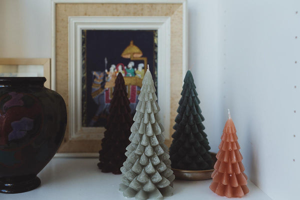 The Candle Club kerstboom kaars forest 20cm - The Candle Club