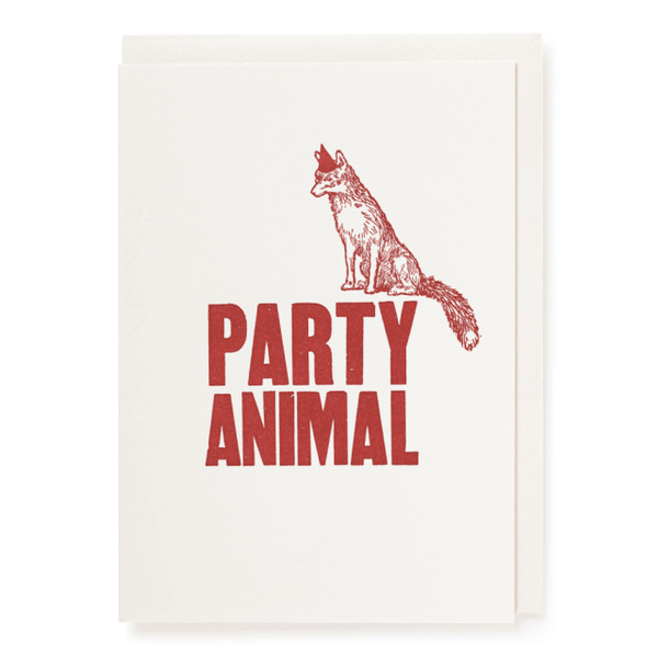 Archivist Gallery Party Animal wenskaart - 18 x 13 cm - The Candle Club