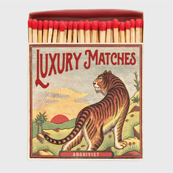 The Fine Matchbox Company - Archivist New Tiger Match Lucifers - The Candle Club
