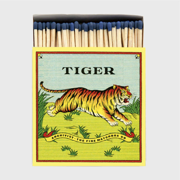 The Fine Matchbox Company - Archivist Tiger Match Lucifers - The Candle Club