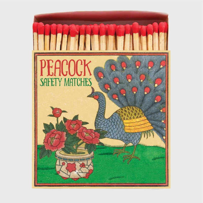 The Fine Matchbox Company - Archivist Peacock Match Lucifers - The Candle Club