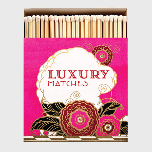 The Fine Matchbox Company - Archivist Pink Luxury Lucifers - The Candle Club