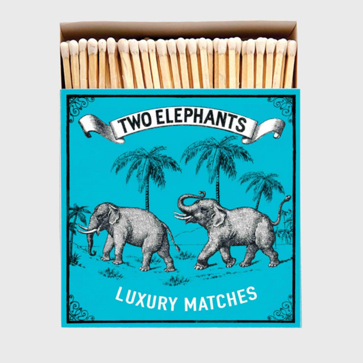 The Fine Matchbox Company - Archivist Two Elephants Match Lucifers - The Candle Club