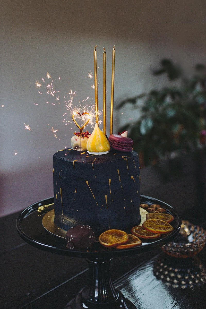 Meri Meri - Lange Verjaardagskaarsen - Metallic  Goud - 16 stuks - 18cm - The Candle Club