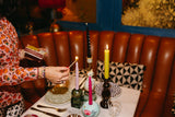 The Candle Club Twisted Candle Set - Fuchsia - The Candle Club